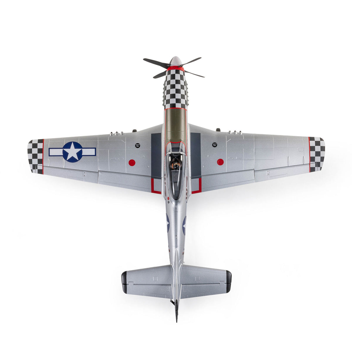 E-flite P-51D Mustang "Big Beautiful Doll" 1.5m BNF Basic with AS3X+ and SAFE Select