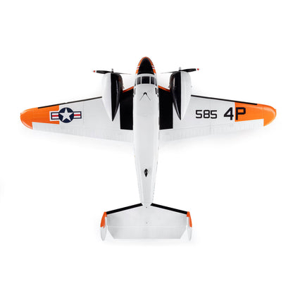E-flite Beechcraft D18/RC-45J 1.5m BNF Basic with AS3X+ and SAFE Select
