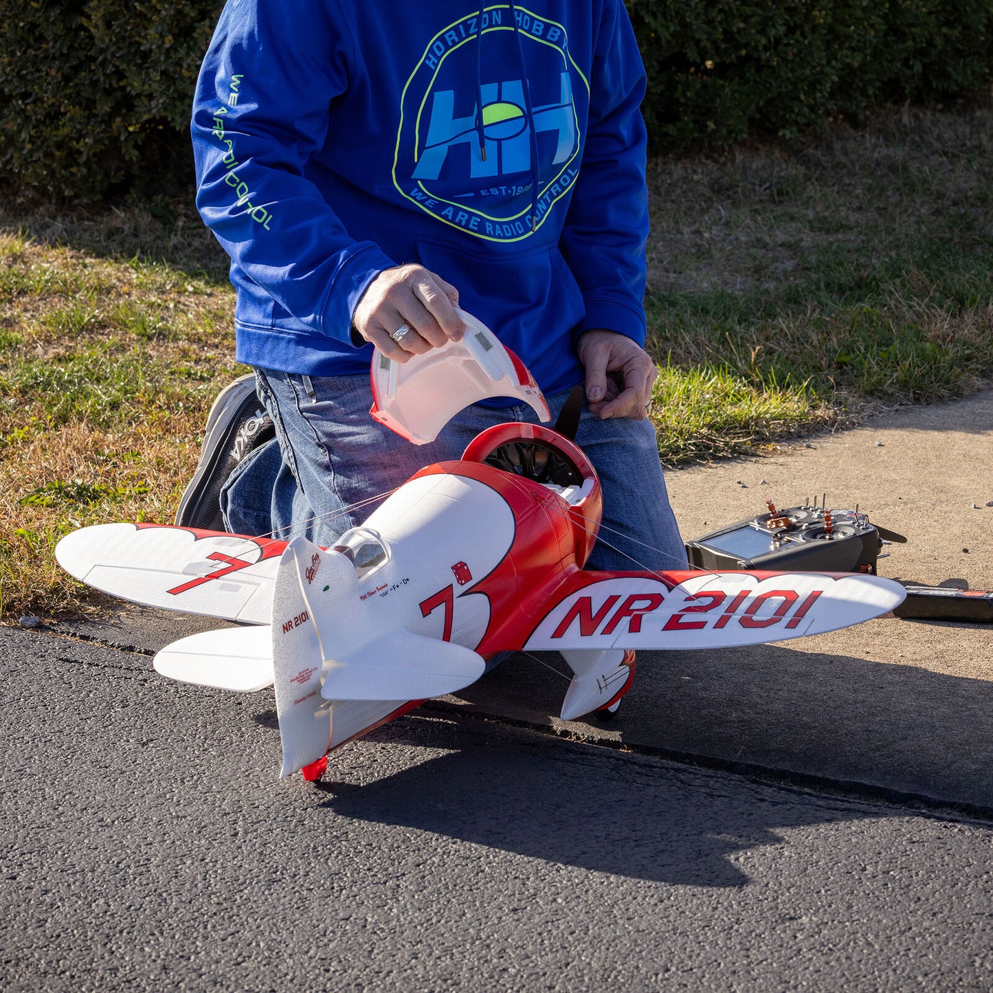 E-flite Gee Bee R-2 1.0m BNF Basic with AS3X+ and SAFE Select