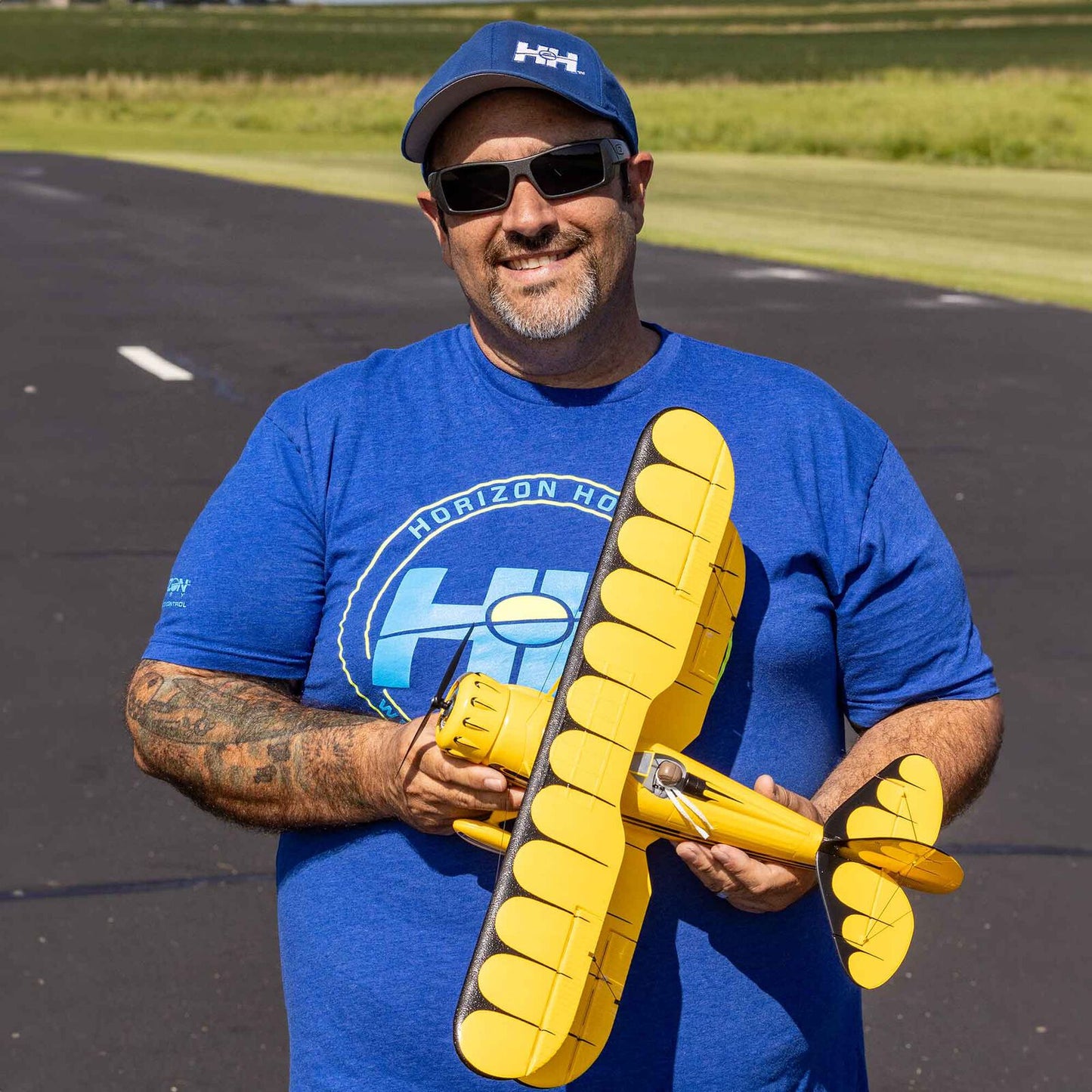 E-flite UMX WACO BNF Basic with AS3X and SAFE Select Yellow