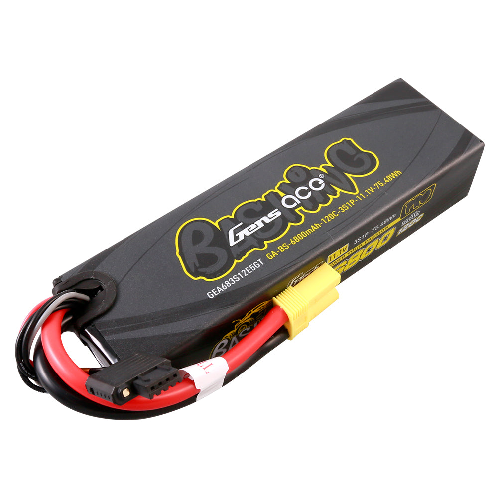6800mAh 3S 11.1V 120C G-Tech LiPo Battery with EC5 - Bashing