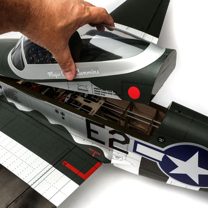 Hangar 9 P-51D Mustang 20cc ARF 1.8m with E-flite Electric Retract Set