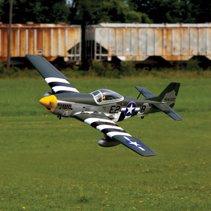 Hangar 9 P-51D Mustang 20cc ARF 1.8m with E-flite Electric Retract Set