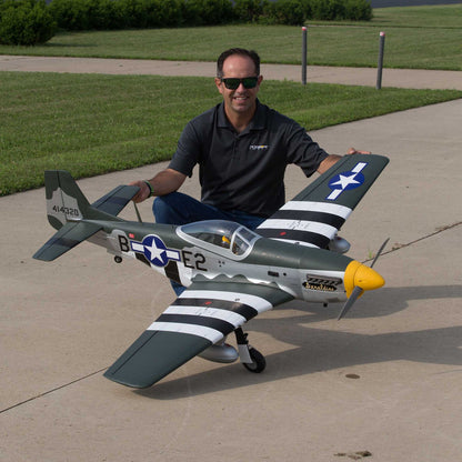 Hangar 9 P-51D Mustang 20cc ARF 1.8m with E-flite Electric Retract Set