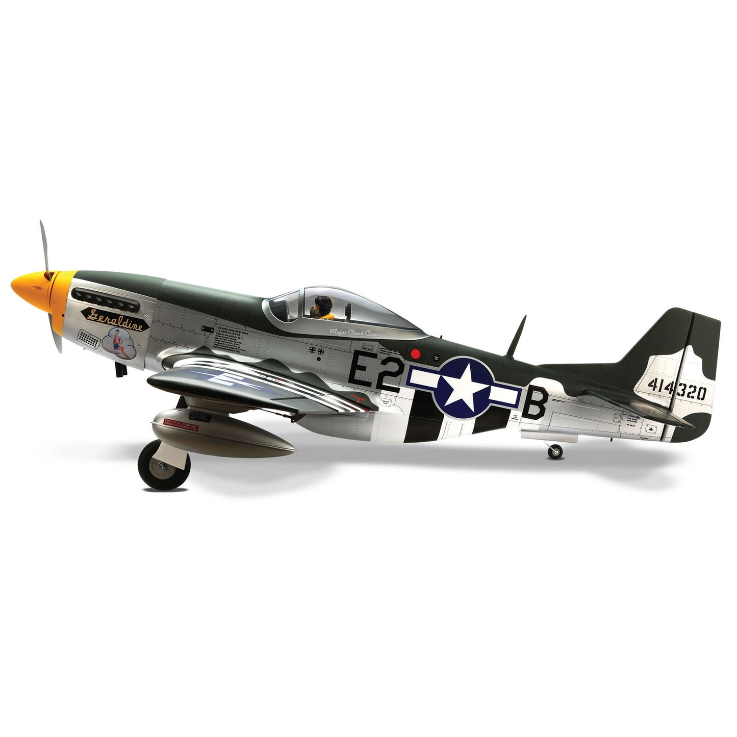 Hangar 9 P-51D Mustang 20cc ARF 1.8m with E-flite Electric Retract Set