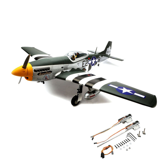 Hangar 9 P-51D Mustang 20cc ARF 1.8m with E-flite Electric Retract Set
