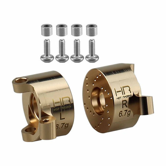 Brass 7.6g Front Steering Knuckles Axial SCX30