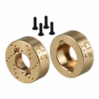 Brass 4.1 g Rear Hubs 1/30 Axial SCX30