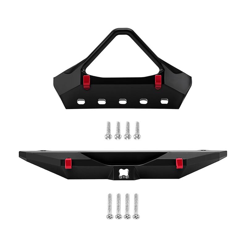 Aluminium Stinger Style Front & Rear Bumper Set SCX30 JLU