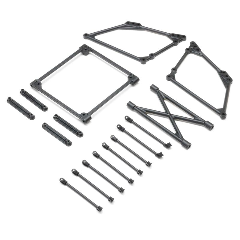 Top Wing Mount Set Black 22S Sprint