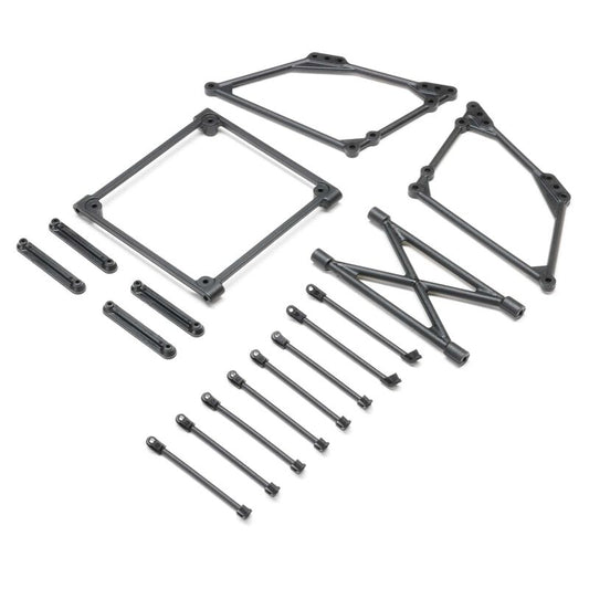 Top Wing Mount Set Black 22S Sprint
