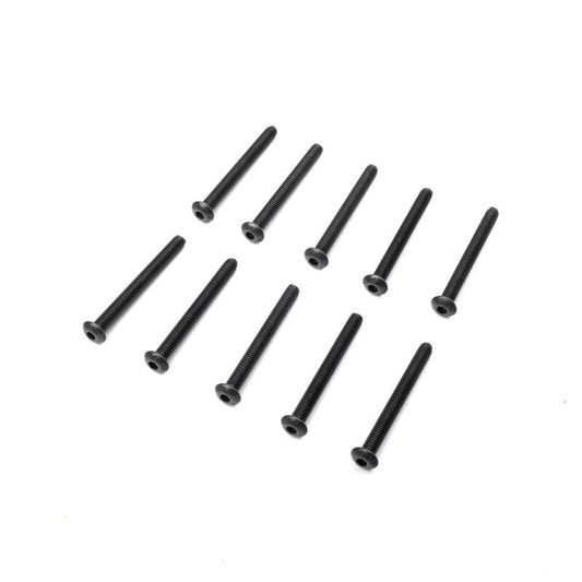 Button Head Screws M4 x 40mm STL (10)