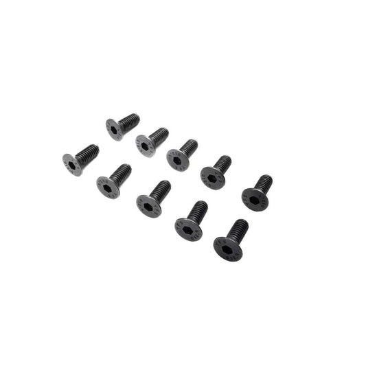 Flat Head Screws M6 x 16mm STL (10)