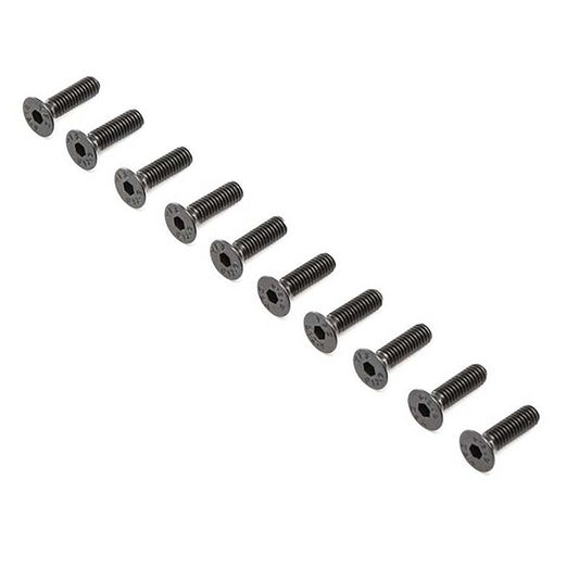 Flat Head Screws M4 x 12mm STL (10)
