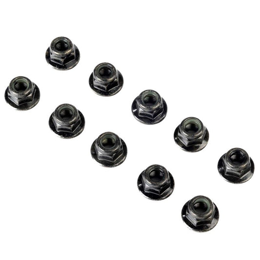 Flanged Nylock Nut M6 STL (10)