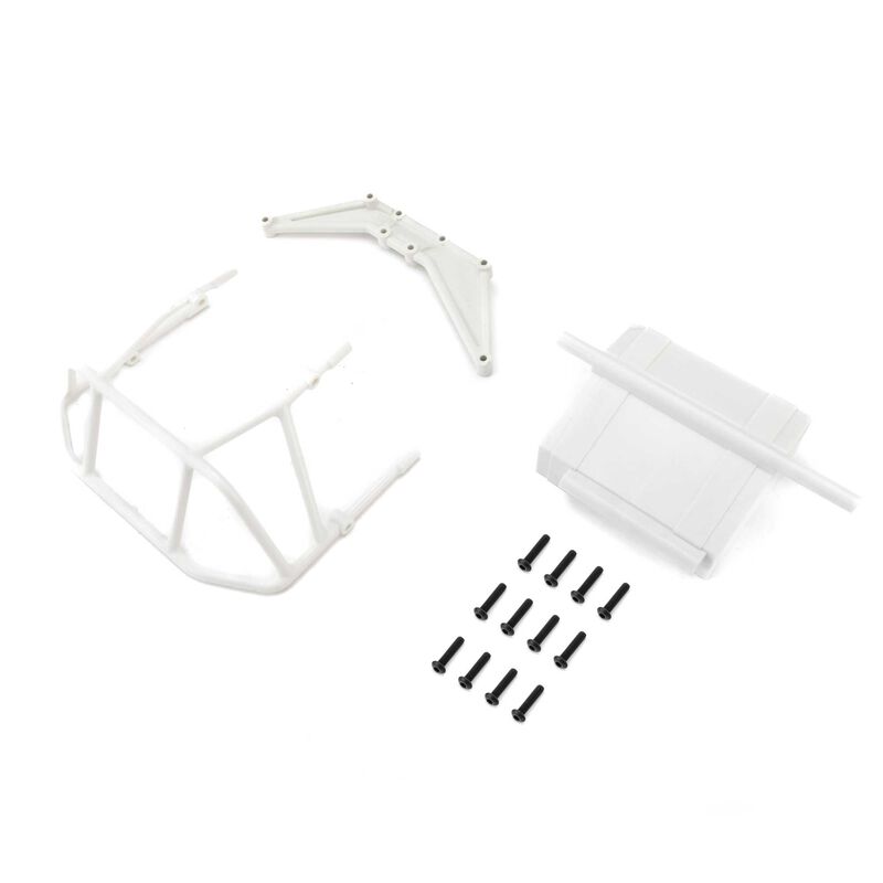 White Rear Bumper Set 22S DLM