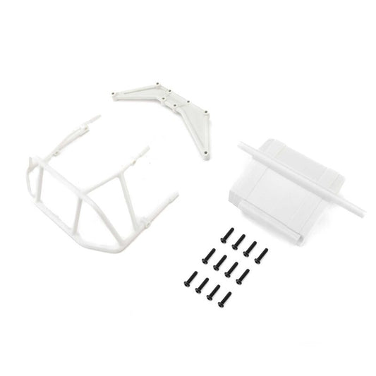 White Rear Bumper Set 22S DLM