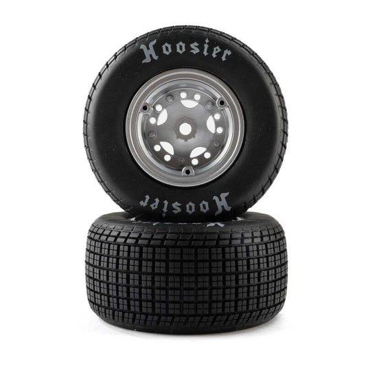Hoosier Soft Satin Aluminium Tyres FR/RR (2) 22S DLM
