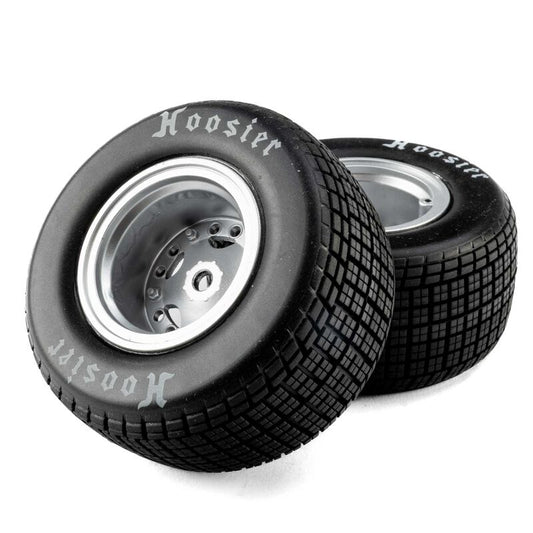 Hoosier Medium Satin Aluminium Tyres FR/RR (2) 22S DLM