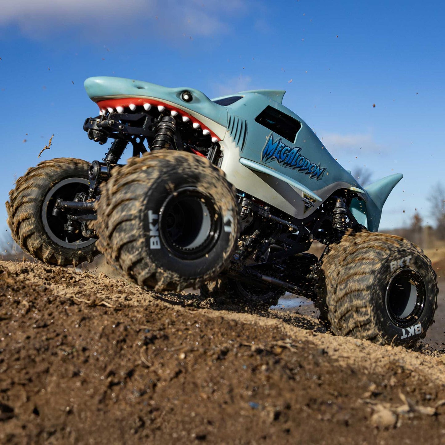 Losi 1/18 Mini LMT Megalodon 2S 4X4 RTR Brushed Monster Truck (Battery & Charger Included)