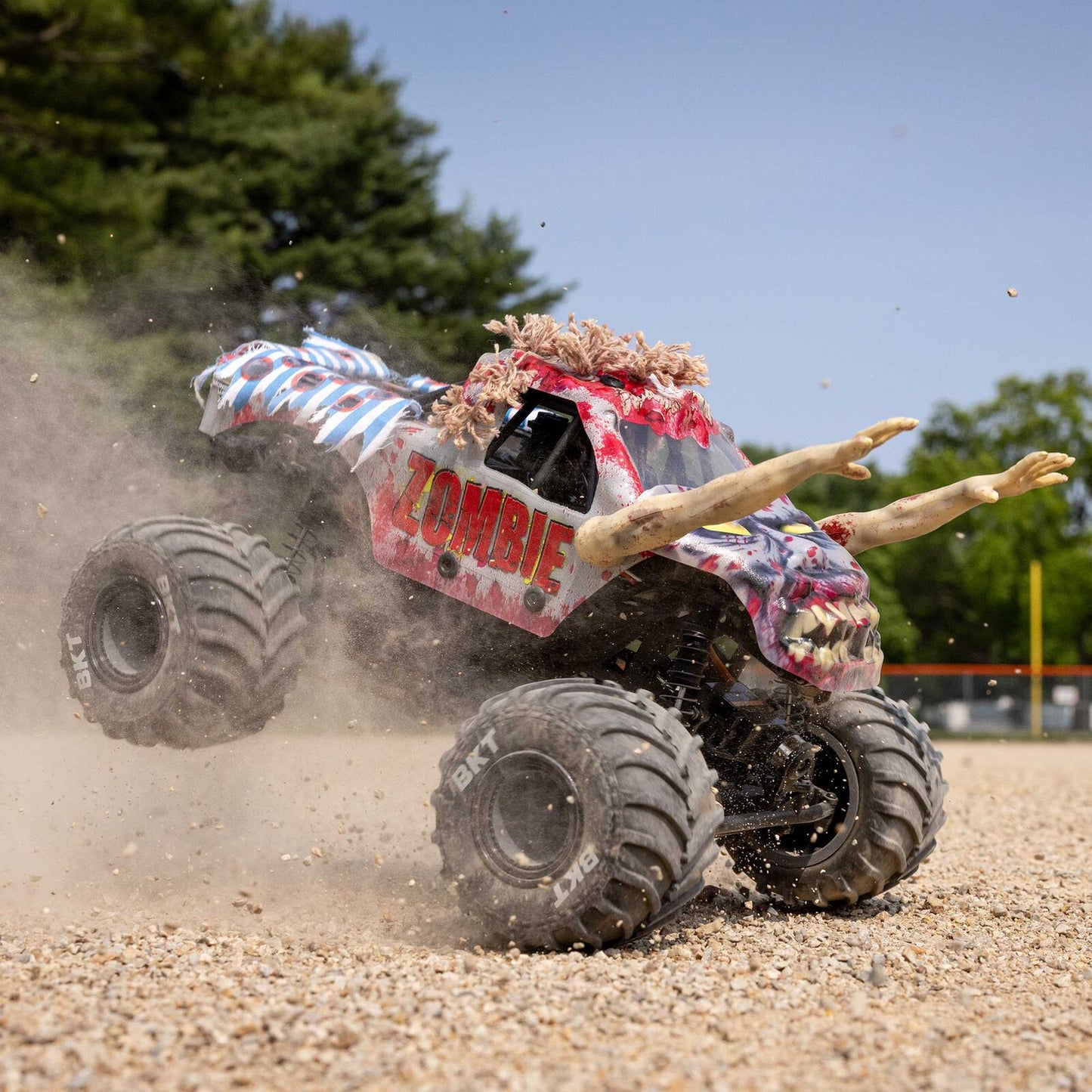 Losi 1/18 Mini LMT Zombie 2S 4X4 RTR Brushed Monster Truck (Battery & Charger Included)