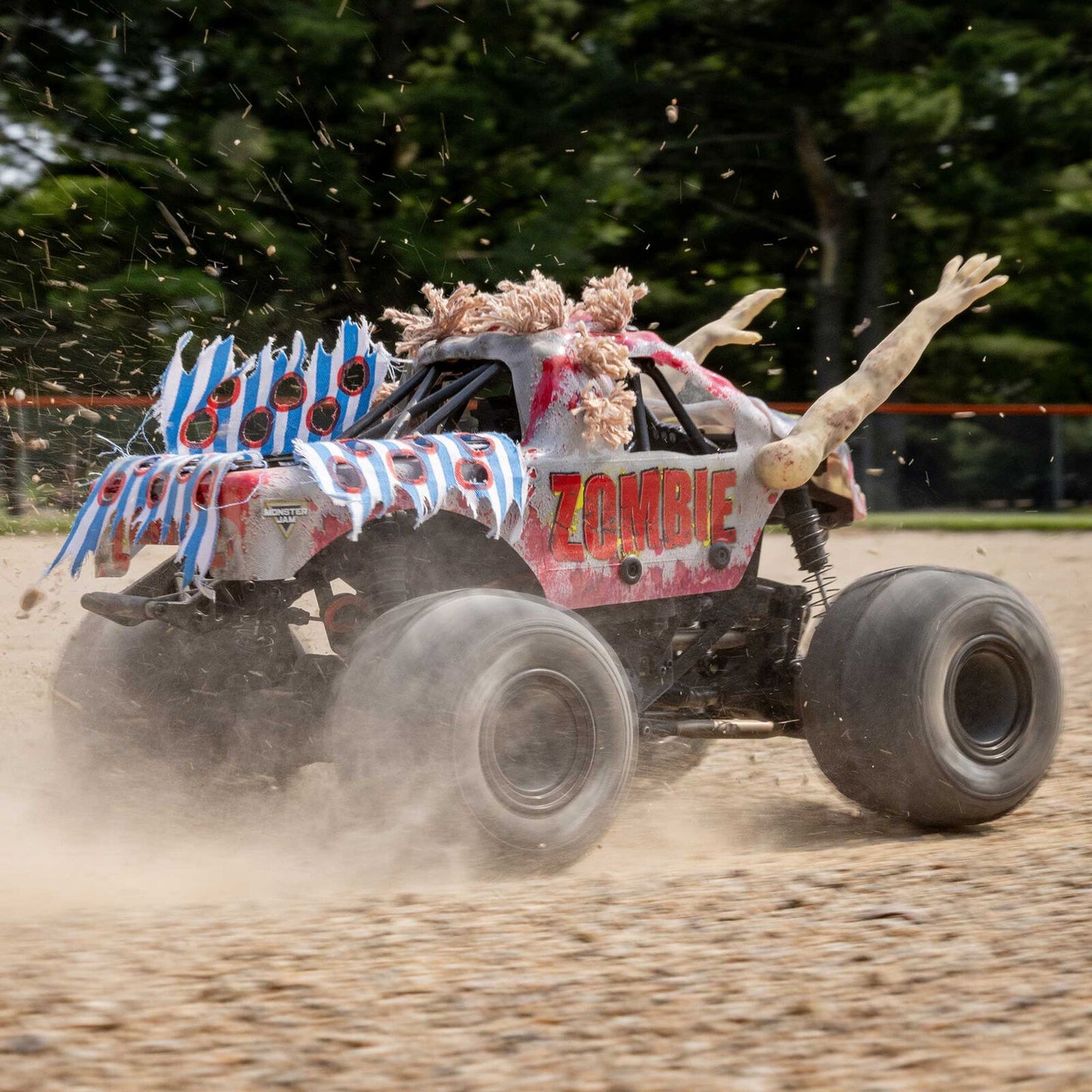 Losi 1/18 Mini LMT Zombie 2S 4X4 RTR Brushed Monster Truck (Battery & Charger Included)