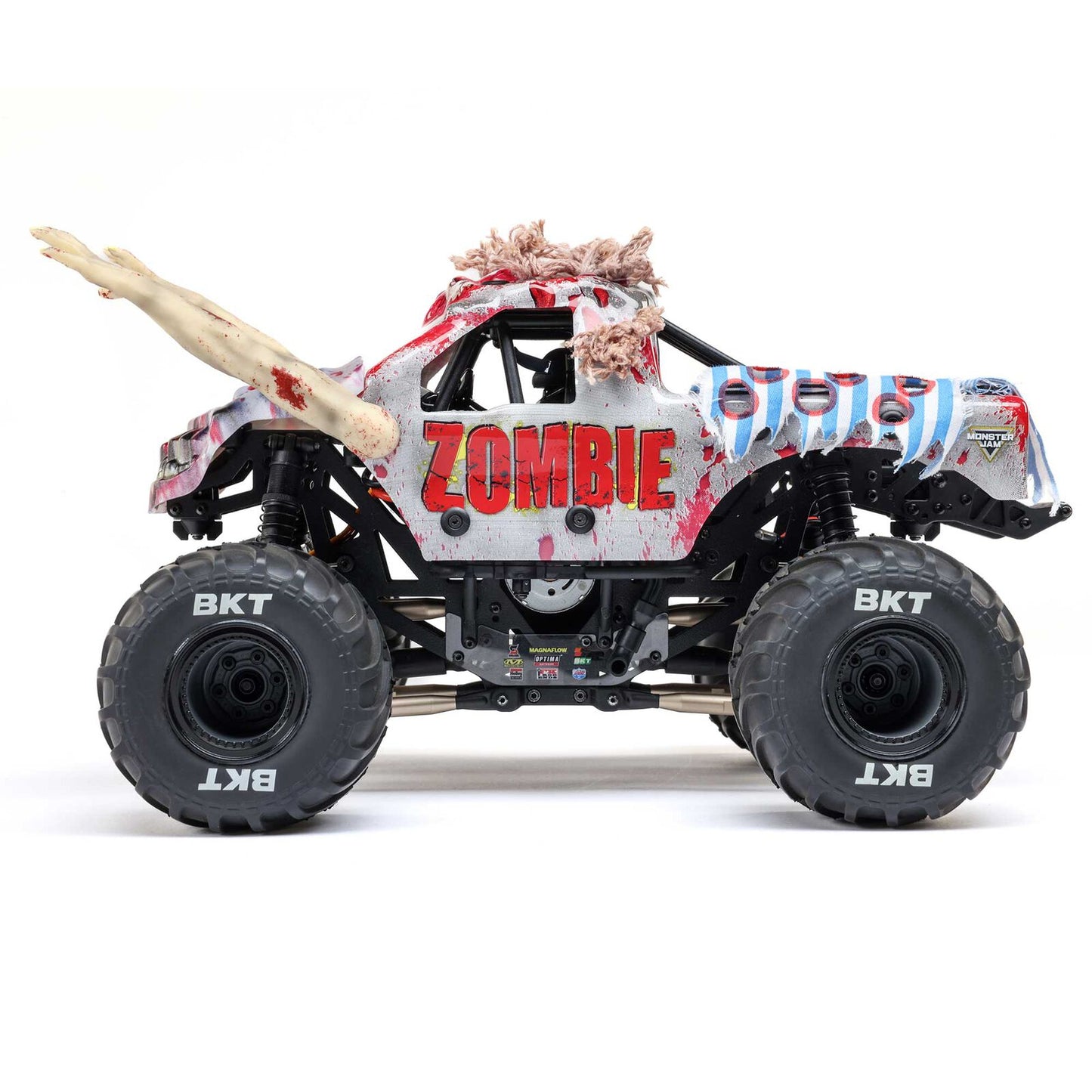Losi 1/18 Mini LMT Zombie 2S 4X4 RTR Brushed Monster Truck (Battery & Charger Included)