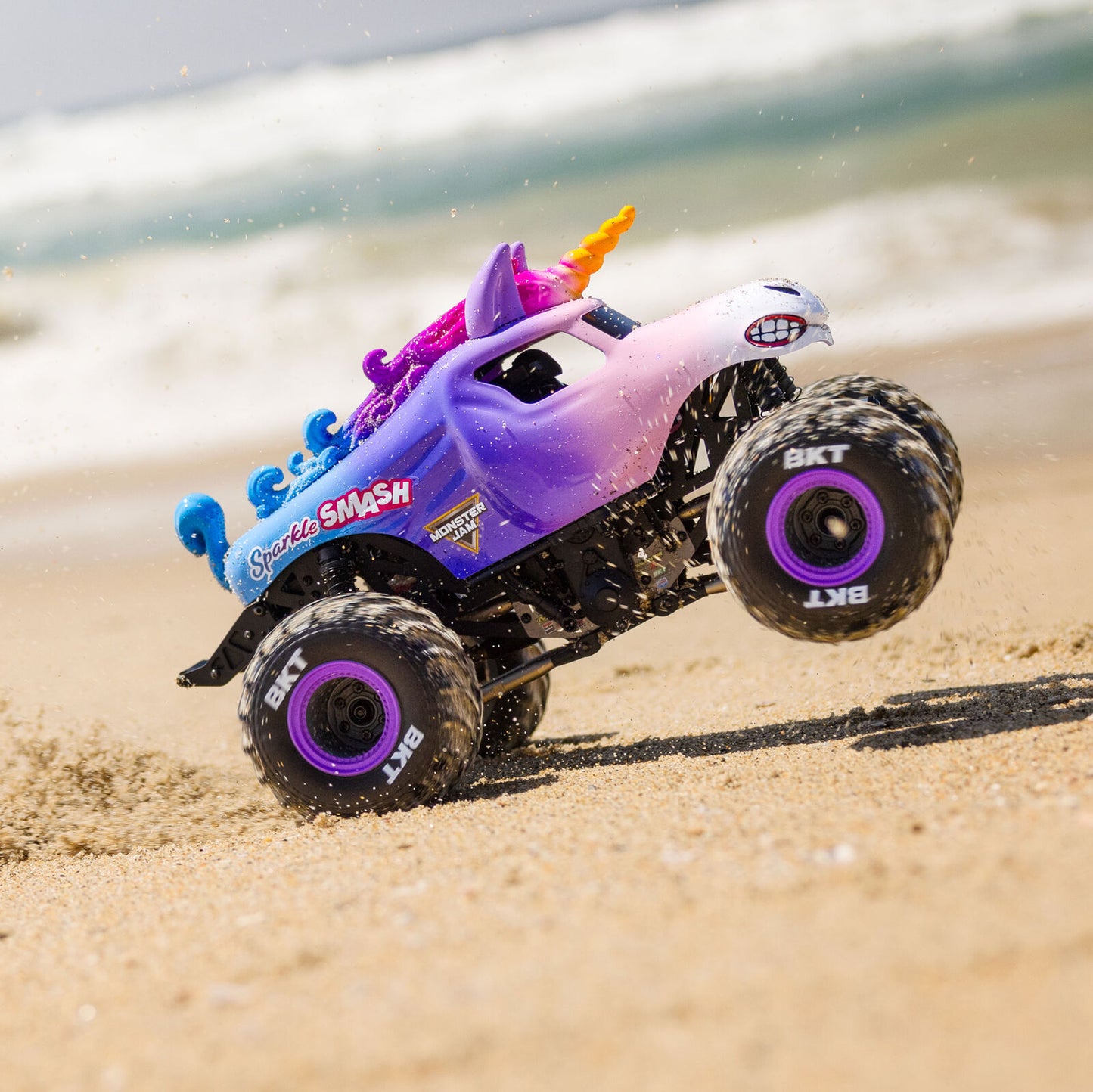 Losi 1/18 Mini LMT 2S (Battery & Charger Included) - Sparkle Smash