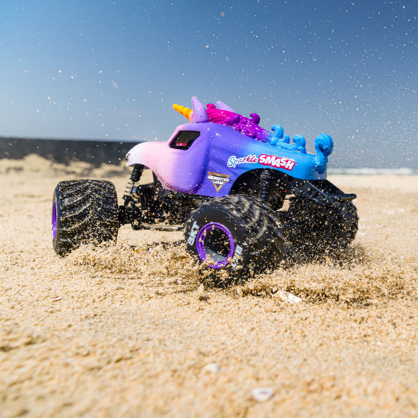 Losi 1/18 Mini LMT 2S (Battery & Charger Included) - Sparkle Smash