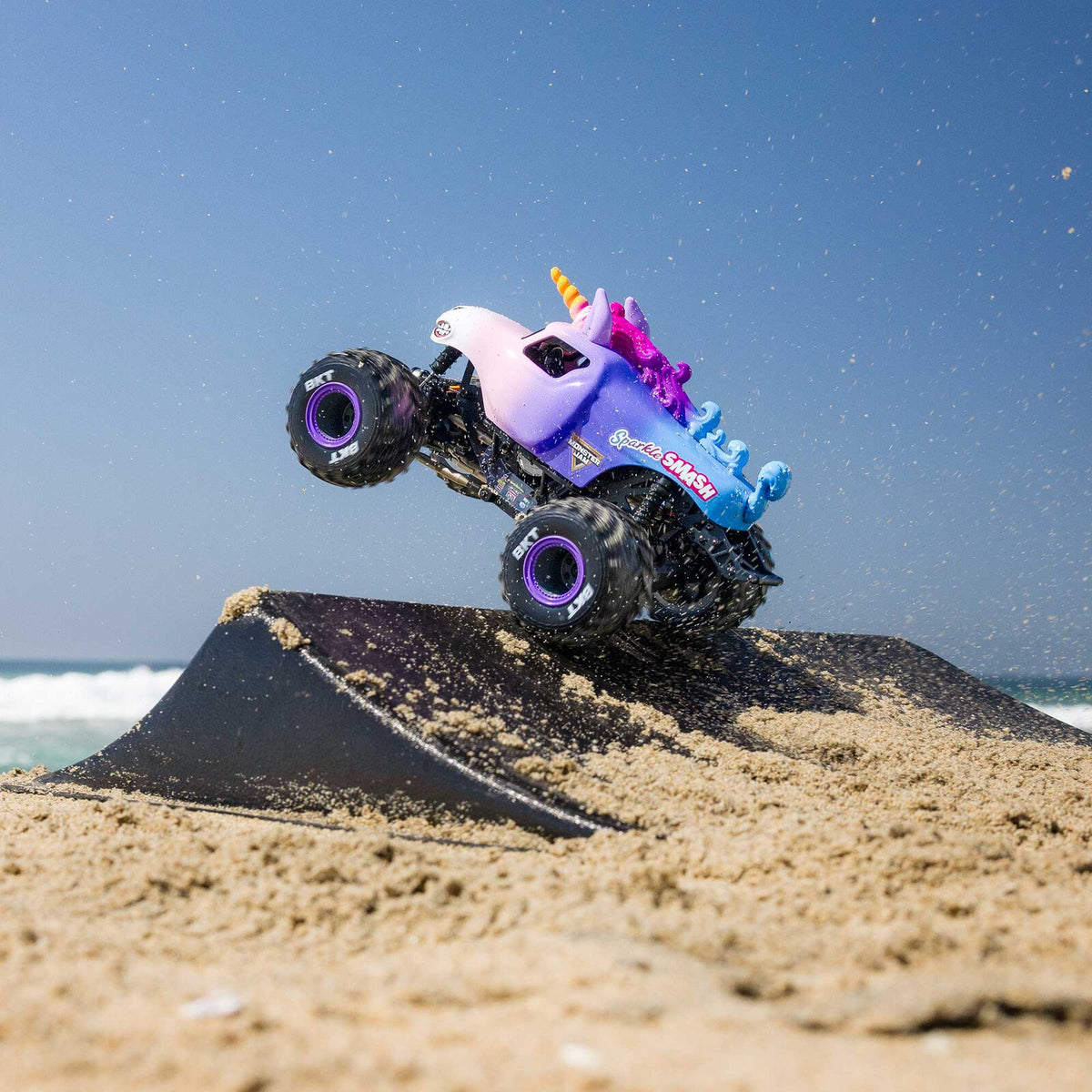 Losi 1/18 Mini LMT 2S (Battery & Charger Included) - Sparkle Smash