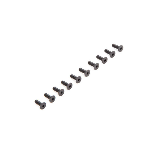 Flat Head Screws M2.5 x 8mm 10
