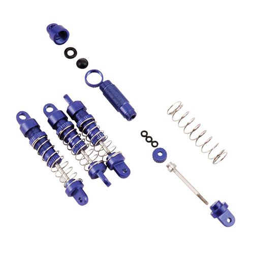 Adj Threaded Shock Set Assy(4): Micro