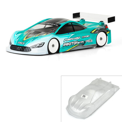 1/10 P63 Lightweight 0.65mm Clear Body 190mm TC