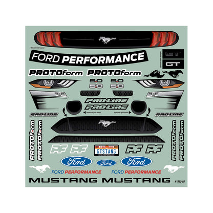 1/8 2021 Ford Mustang Clear Body INFRACTION 223S