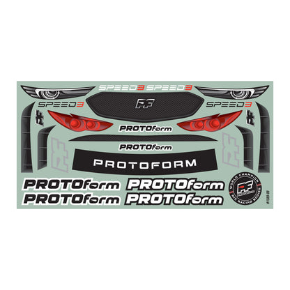 1/10 Speed3 Clear Body 190mm FWD TC