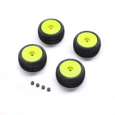Blockade Tyre Pro-Line OE Wheel Yellow Mounted Micro-T