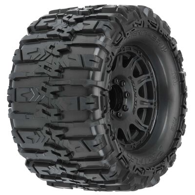 1/8 Trencher HP BELTED F/R 3.8" MT Tyres Mounted 17mm Black Raid (2)