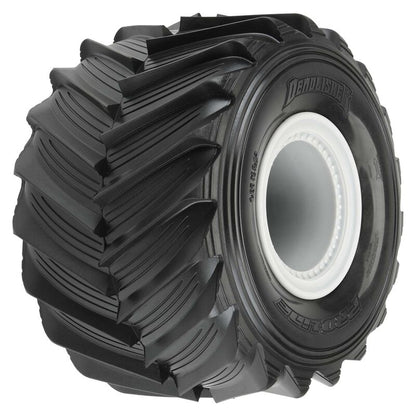 1/10 Demolisher F/R 2.6"/3.5" MT Tyres Mounted 12mm Grey Wheels (2)
