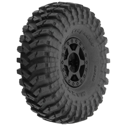1/24 Maxxis Trepador F/R 1.0" Tyres MTD 7mm Black Holcomb (4)