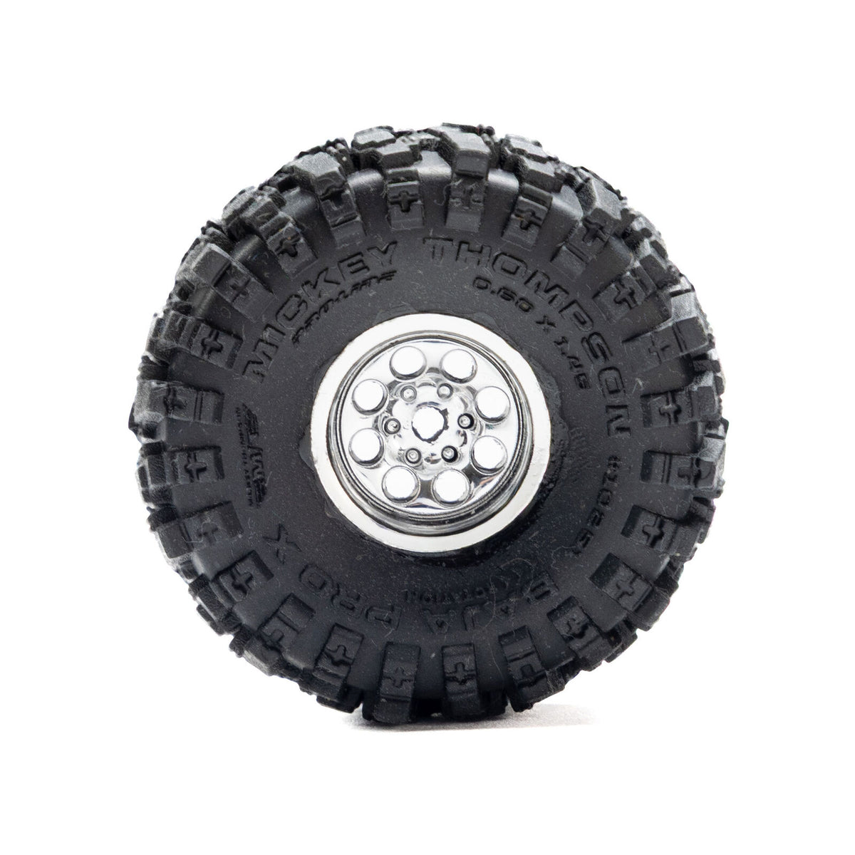 1/30 Baja Pro X F/R Chrome Beast Tyres (4) Axial SCX30