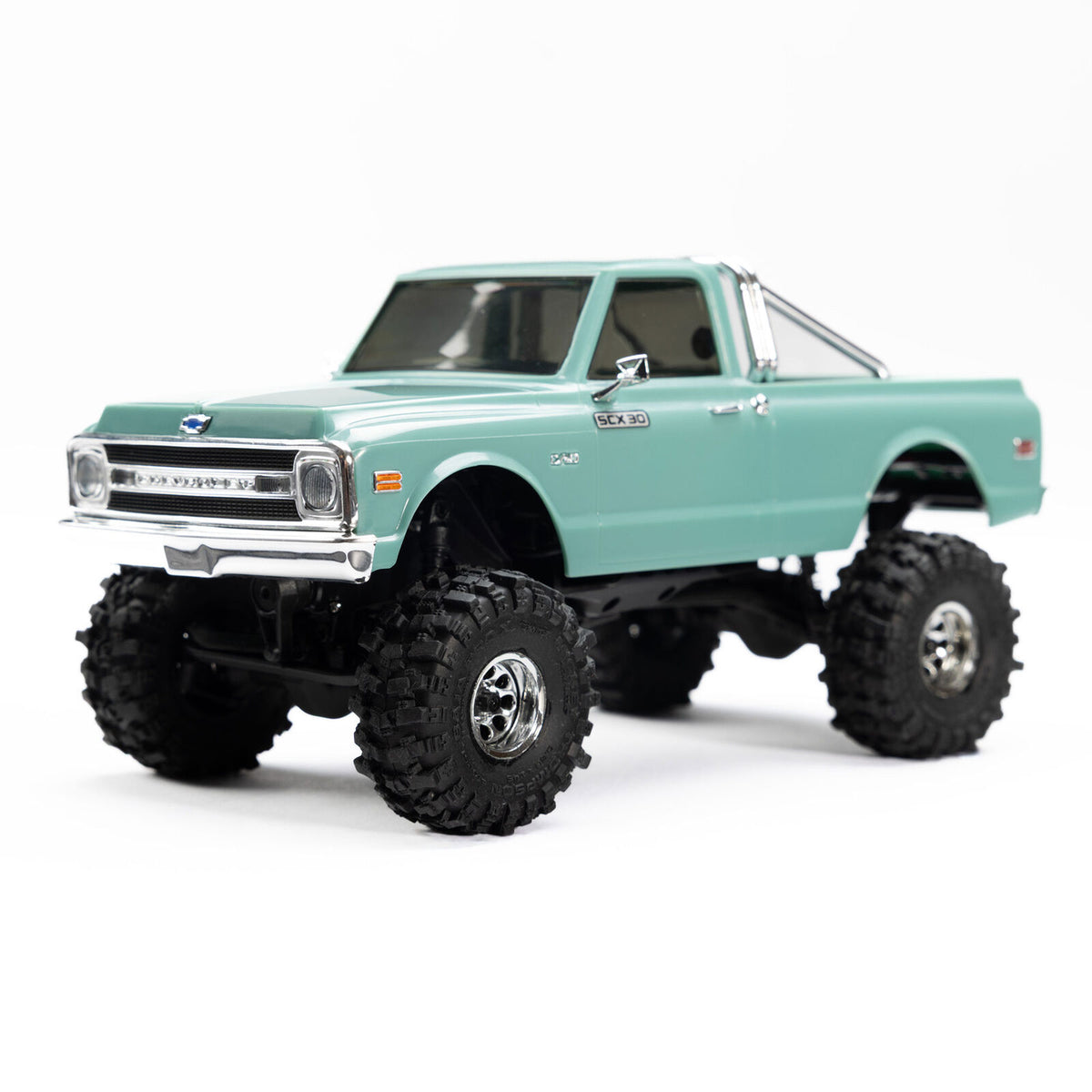 1/30 Baja Pro X F/R Chrome Beast Tyres (4) Axial SCX30