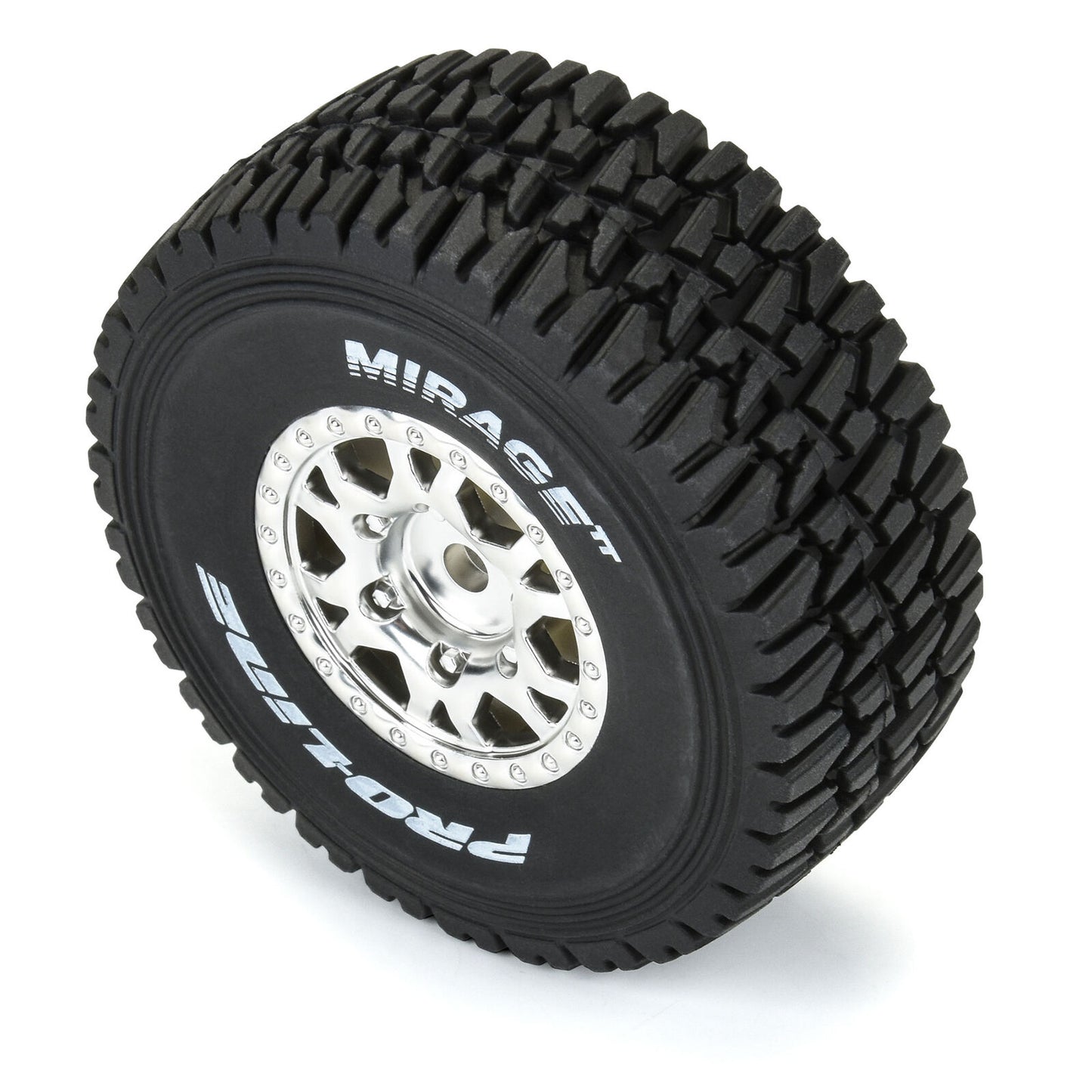 1/16 Mirage TT F/R Tyres MTD 12mm Silver Impulse (4) MOJAVE GROM