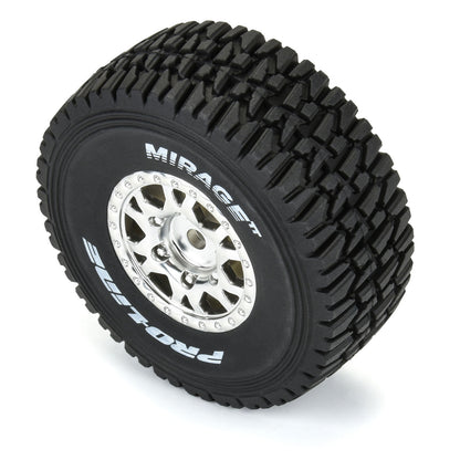 1/16 Mirage TT F/R Tyres MTD 12mm Silver Impulse (4) MOJAVE GROM