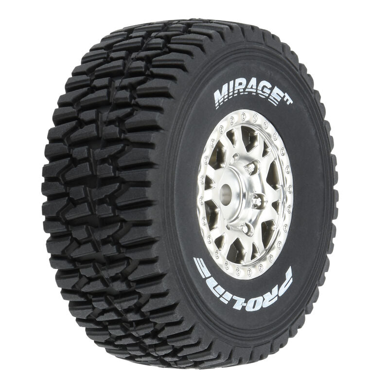 1/16 Mirage TT F/R Tyres MTD 12mm Silver Impulse (4) MOJAVE GROM