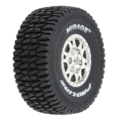 1/16 Mirage TT F/R Tyres MTD 12mm Silver Impulse (4) MOJAVE GROM