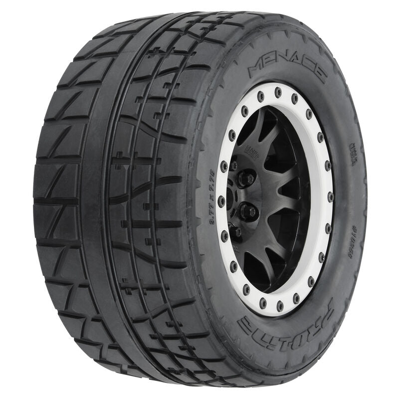 1/5 Menace HP BELTED Pro-Loc F/R X-MAXX MTD 24mm Blk/Gry Impulse (2)