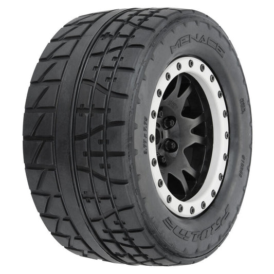1/5 Menace HP BELTED Pro-Loc F/R X-MAXX MTD 24mm Blk/Gry Impulse (2)