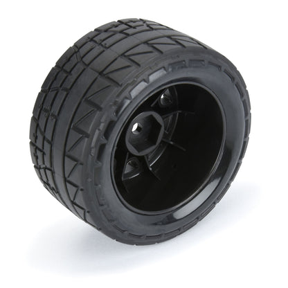 1/18 Menace F/R Street Tyres MTD 12mm Black Raid (4) GRANITE GROM