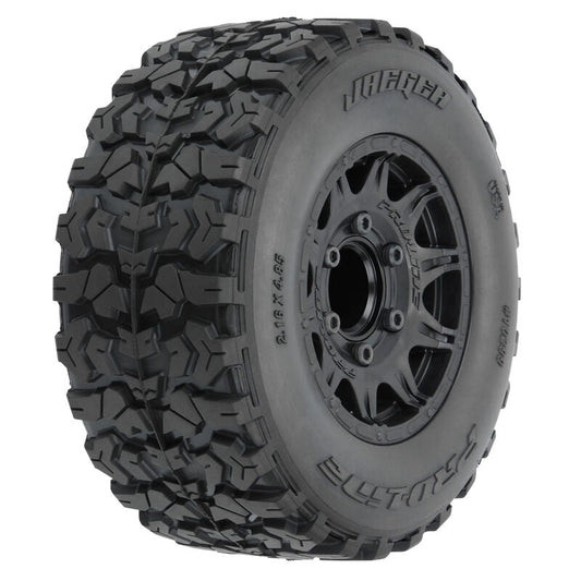 1/10 Jaeger HP BELTED F/R 2.8" MT Tyres MTD 12mm/14mm Black Raid (2)