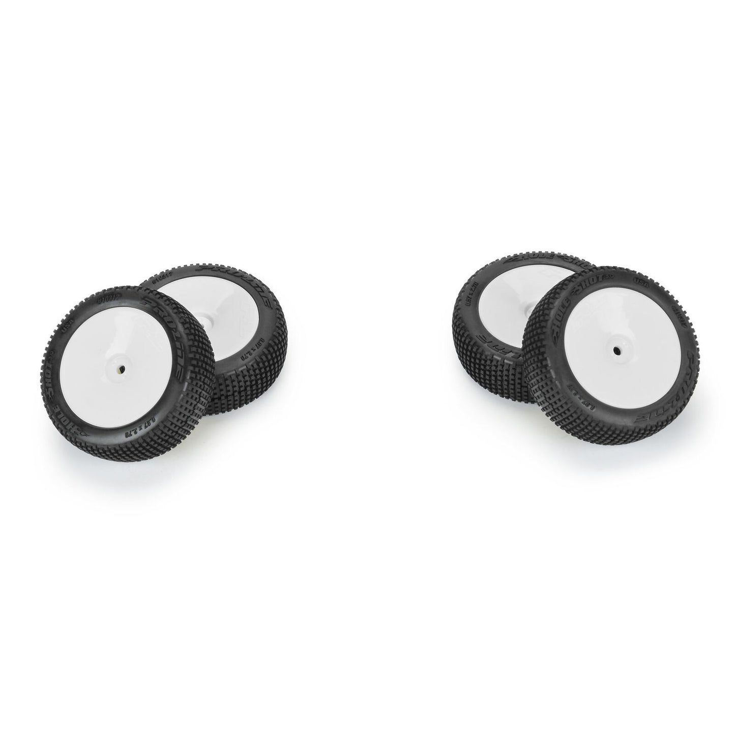 1/14 Hole Shot 3.0 F/R Tyre MTD 12mm White Velocity (4) TYPHON GROM